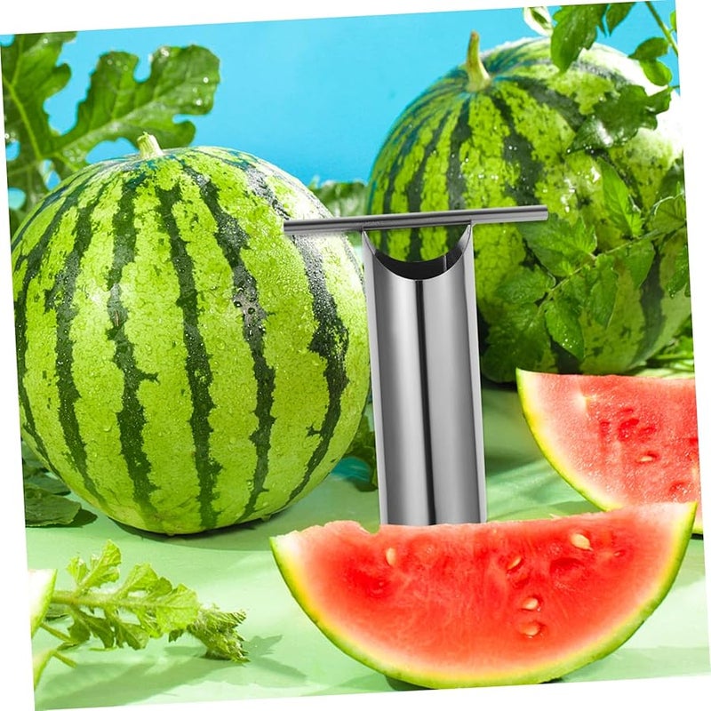 فتاحة البطيخ المعدنية شكل دائري أداة ثقب الفاكهة مقبض مريح أداة مطبخ - Image 5